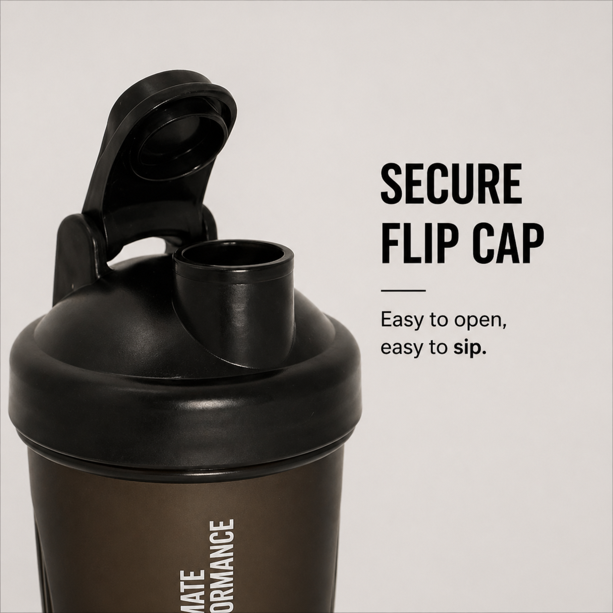 Premium Protein Shaker Bottle – Leak-Proof Gym & Fitness Mixer (600–700ml)