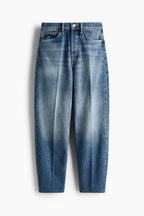 Women’s Vintage Blue High-Waist Wide Leg Denim Jeans