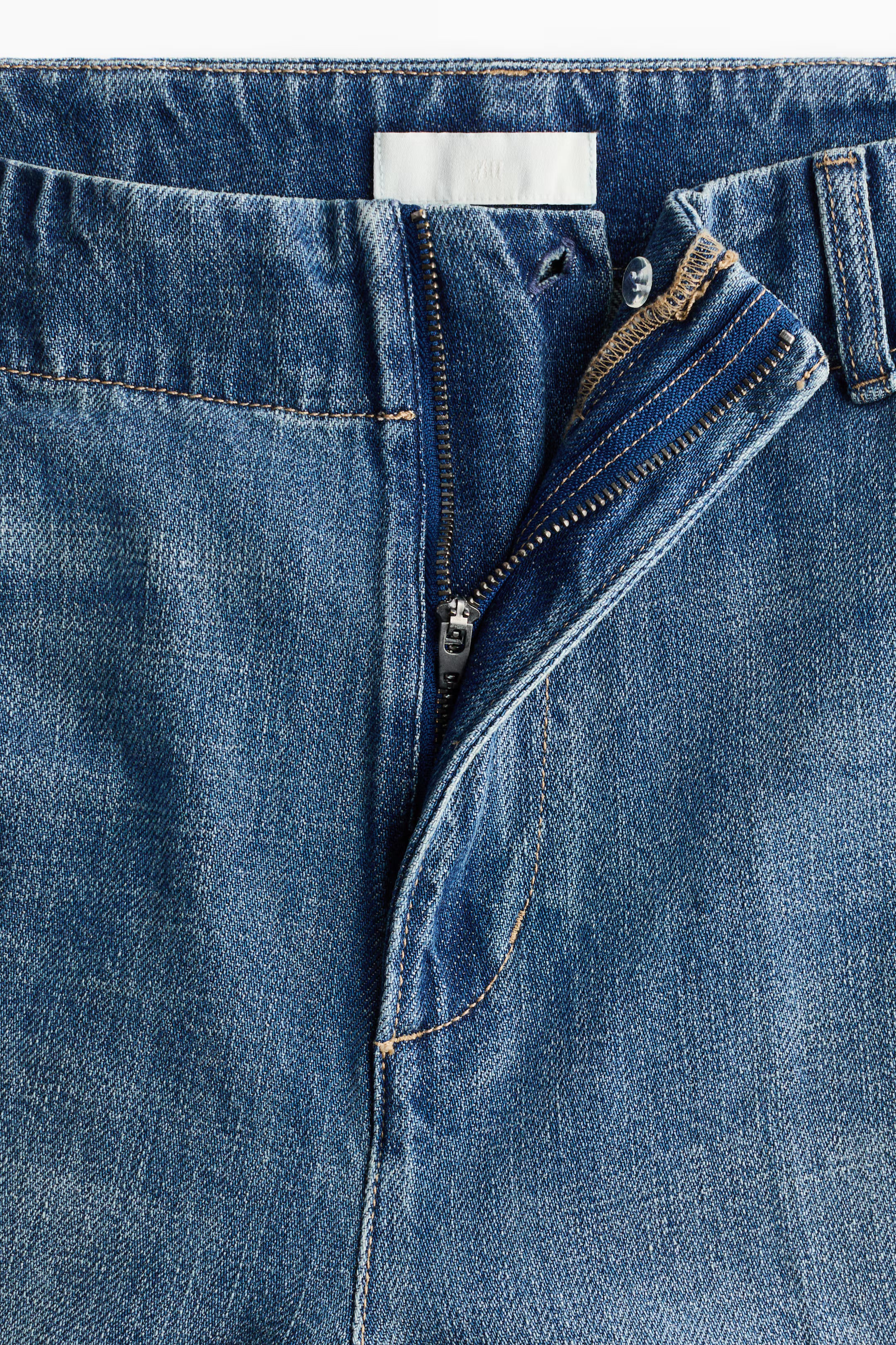 Women’s Elegant Blue High-Waist Wide Leg Pants