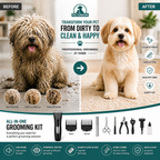 Professional Pet Grooming Kit – All-in-One Dog & Cat Trimmer Set